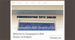 Desktop Screenshot of bethsholomgulfport.org